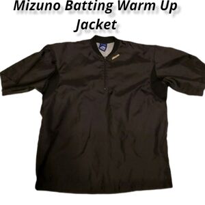 Mizuno  Weather Protect Pullover Jacket Black 36-38 XS EUC